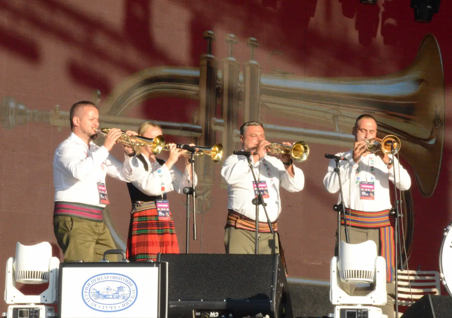 Traditional Serbian Dance and Trumpet Music in Guca