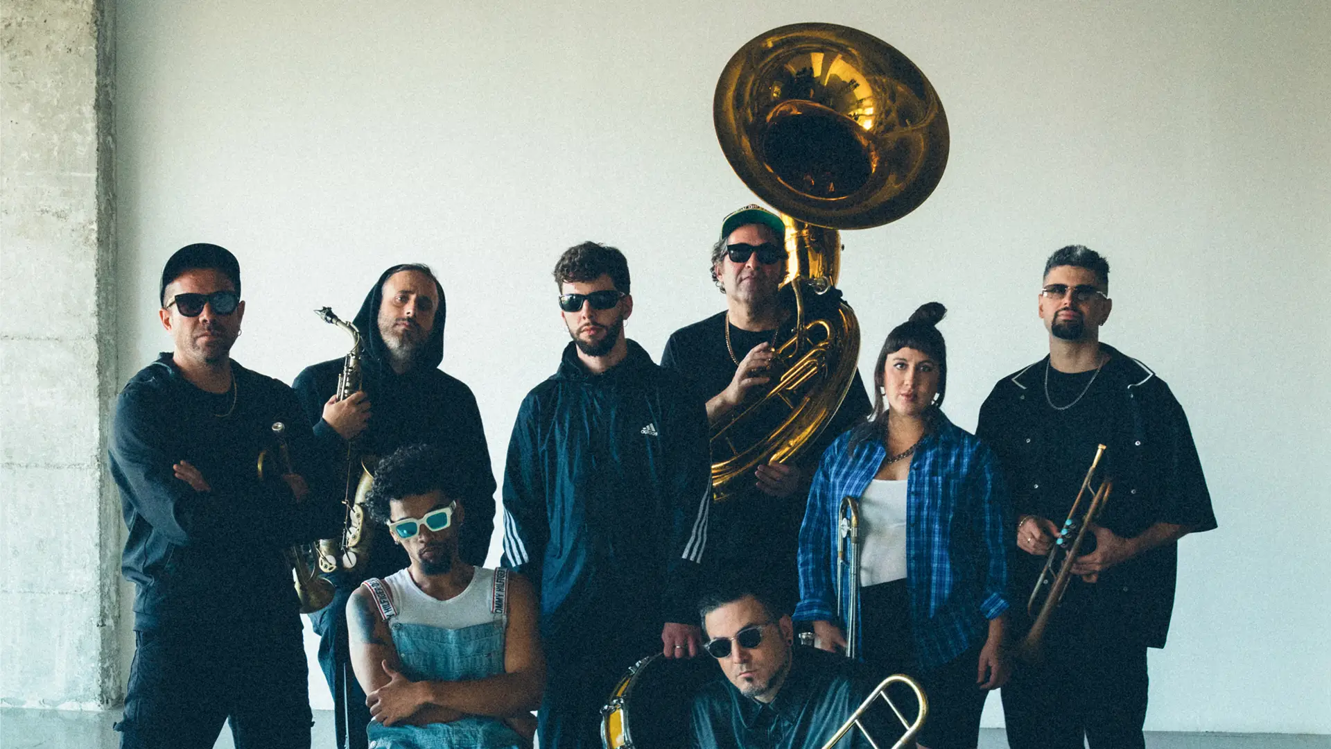 Hip Horns Brass Collective live in Barcelona