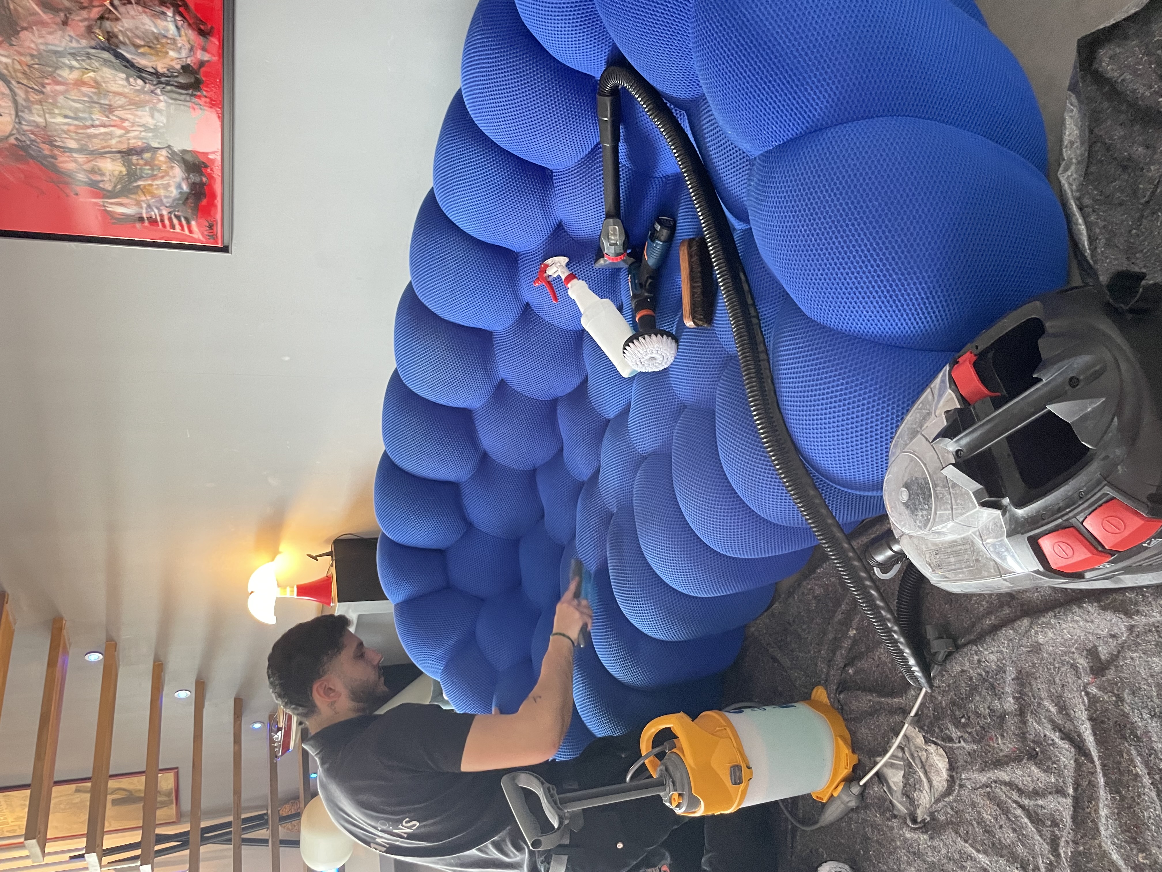 Tapis nettoyé – avant/après