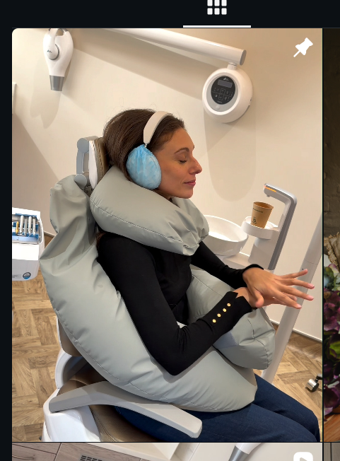 Our original Instagram reel showing the dental cushion set-up.