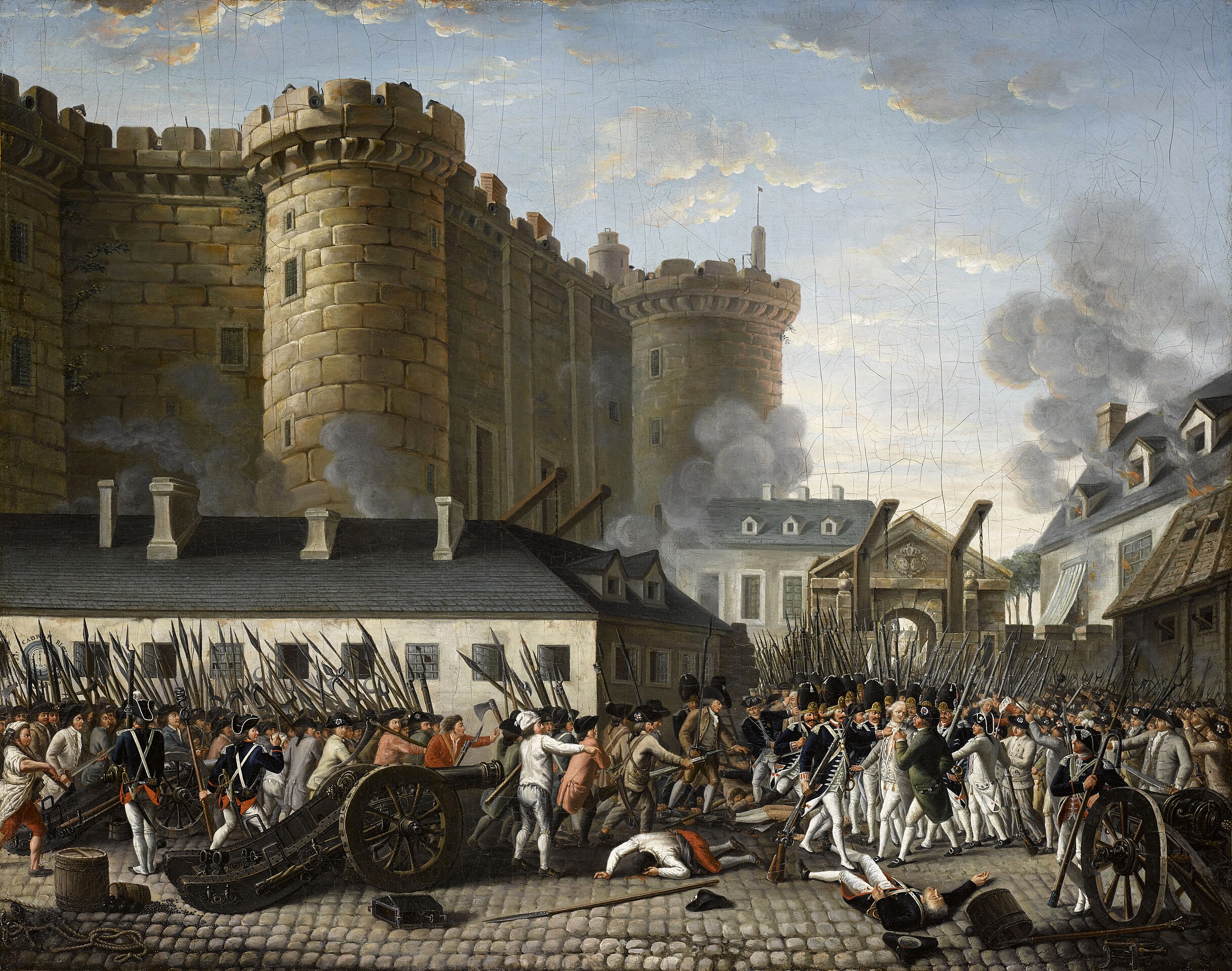 Prise de la Bastille, 14 juillet 1789, artista desconhecido