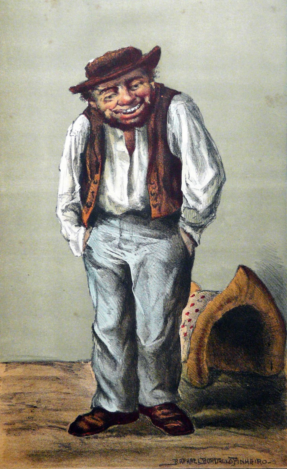 «Zé Povinho», Rafael Bordalo Pinheiro (1875)