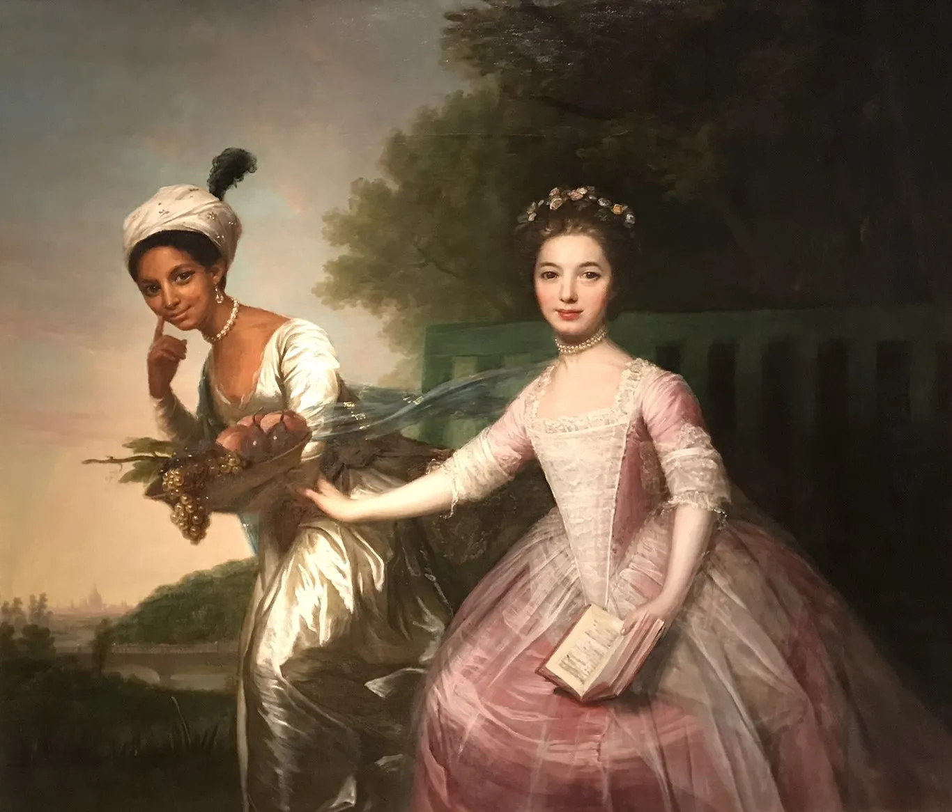 David Murray, Portrait of Dido Belle and Lady Elizabeth Murray, late 1770s, Scone Palace, Perth