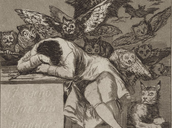 «El sueño de la razón produce monstruos», Francisco de Goya (1799)