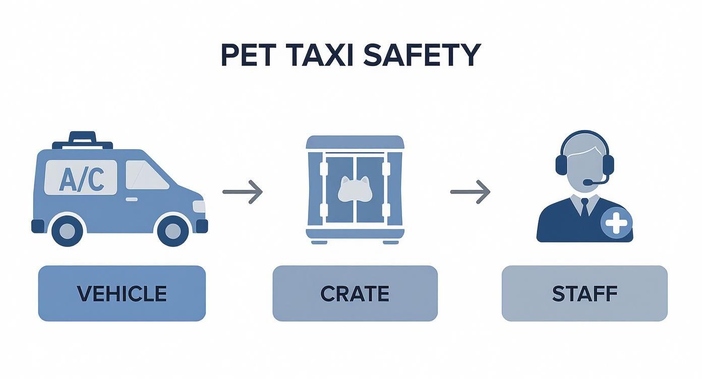 Infographic about pet taxi dubai