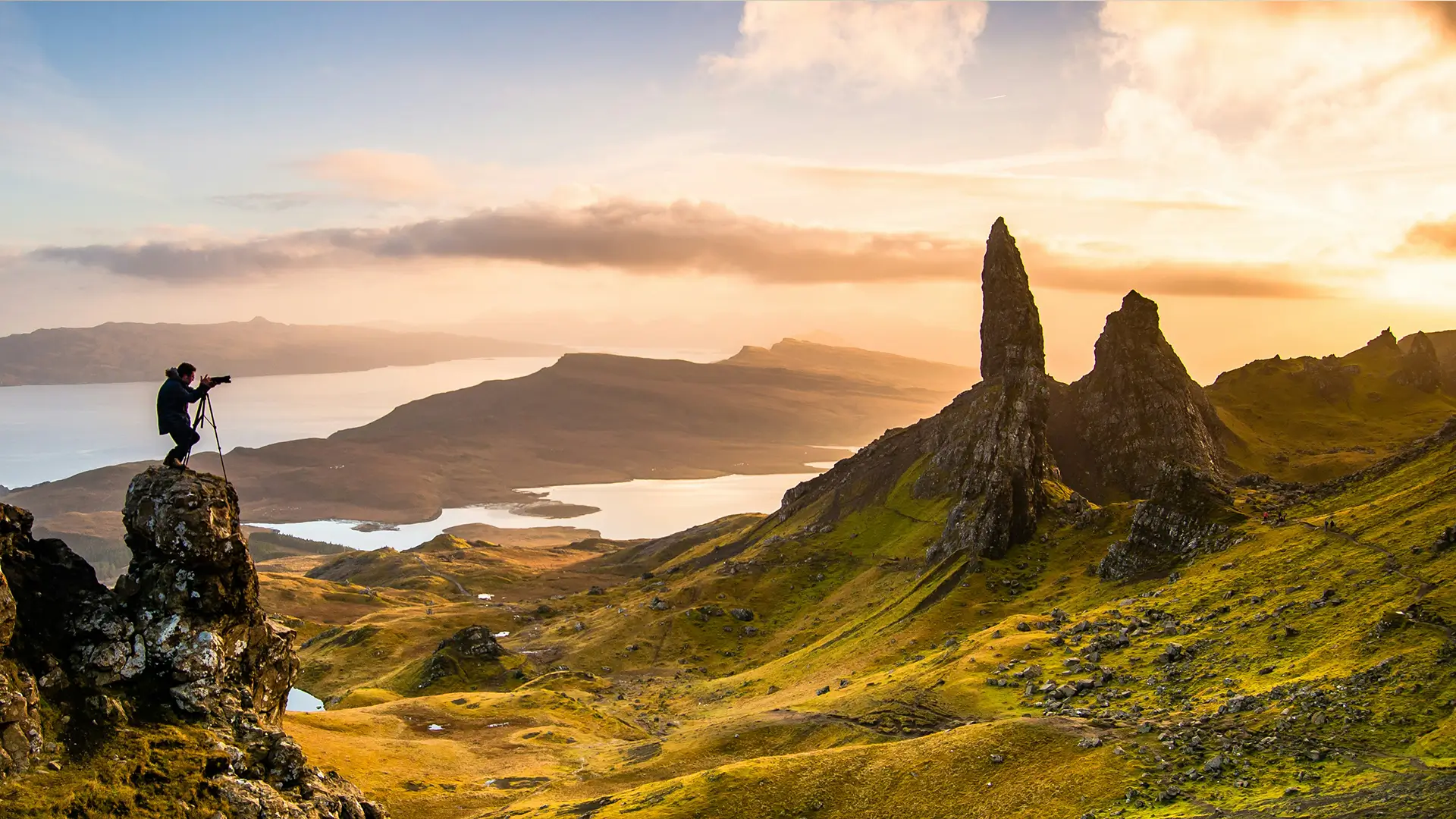 The Old Man of Storr on the Isle of Skye, Scotland
