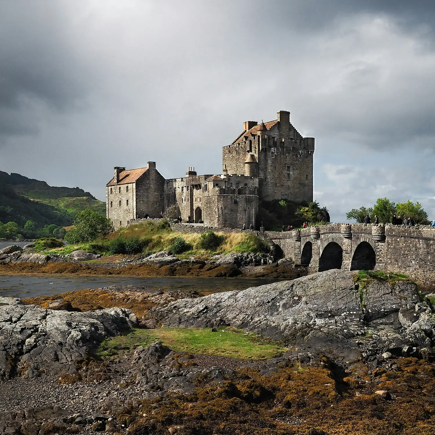 Urquhart Castle on the shores of Loch Ness