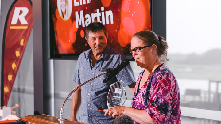 Woman Receiving an Award