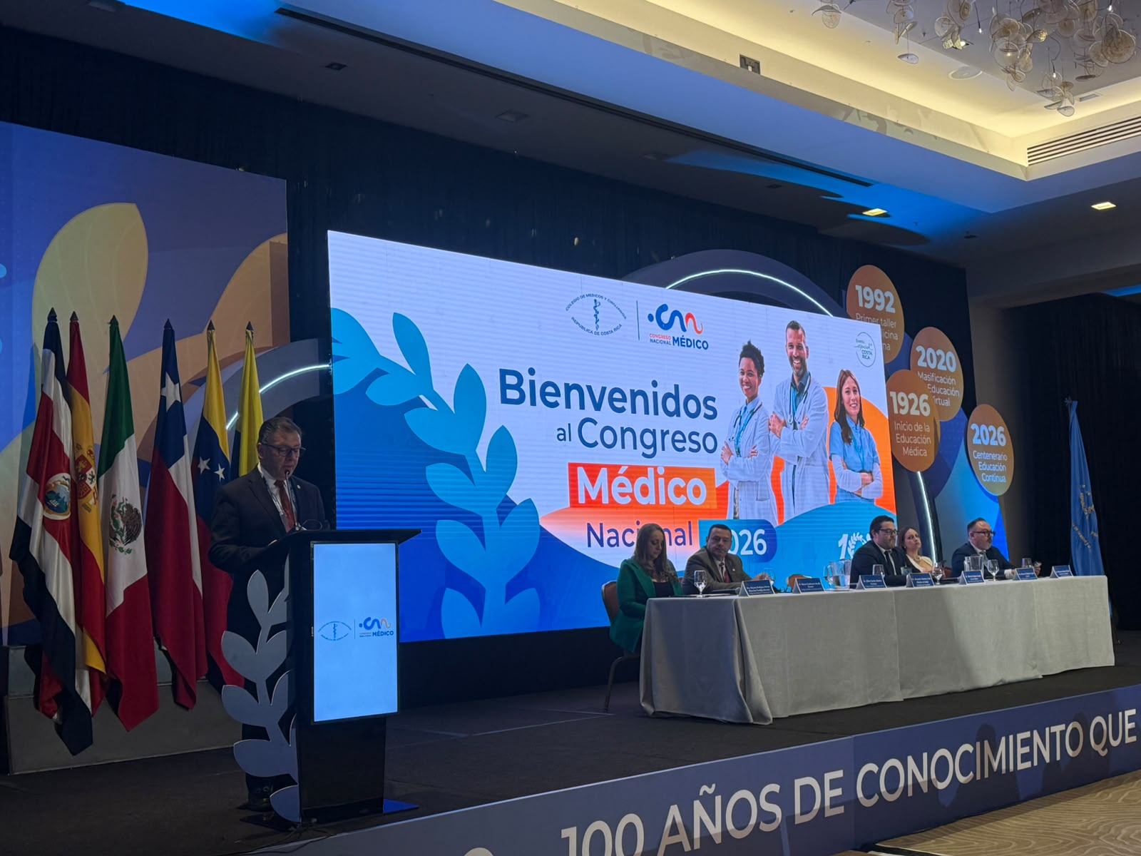Costa Rica reúne a 1.100 médicos para debatir sobre los retos de la medicina y fortalecer la atención de los pacientes