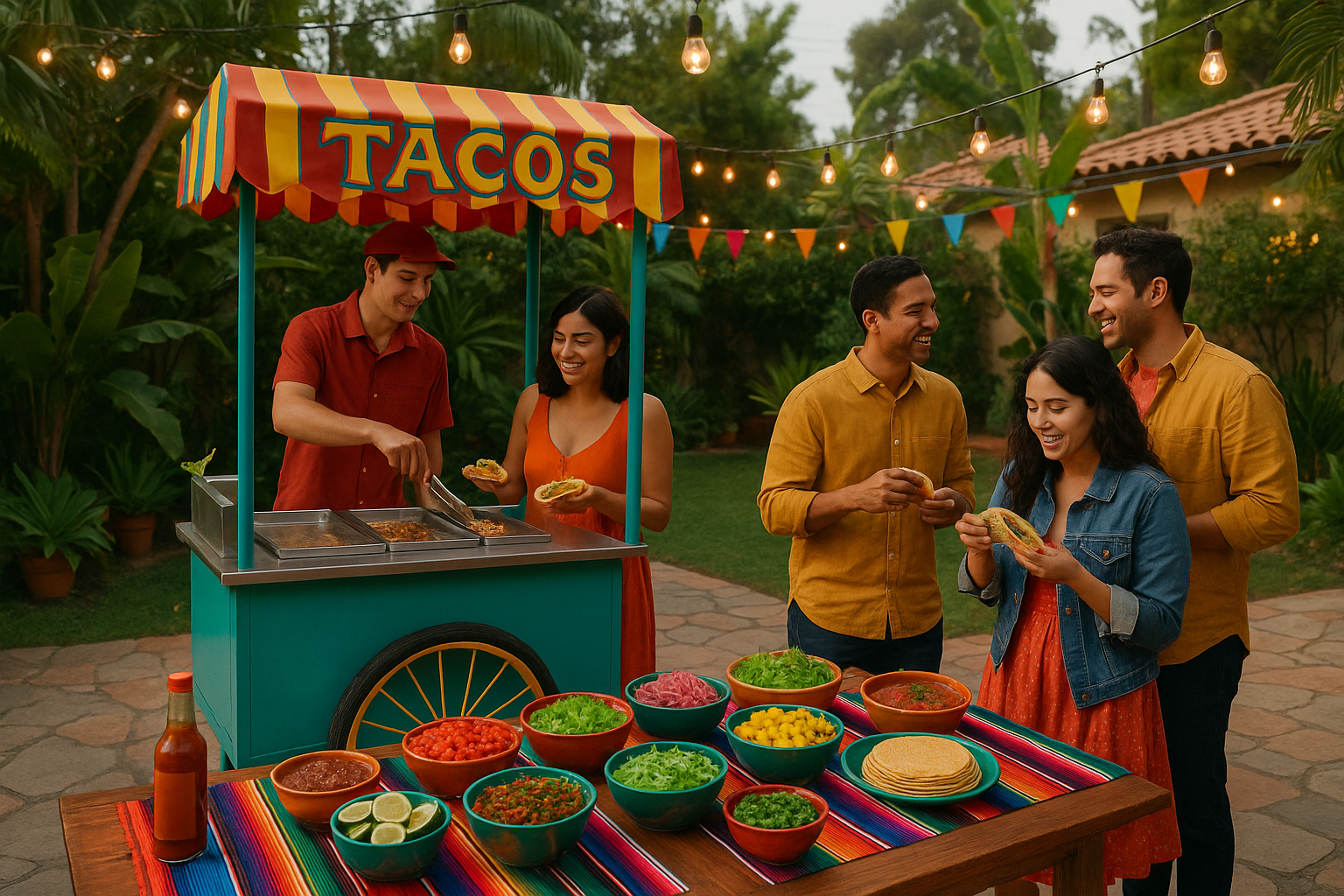backyard taco catering