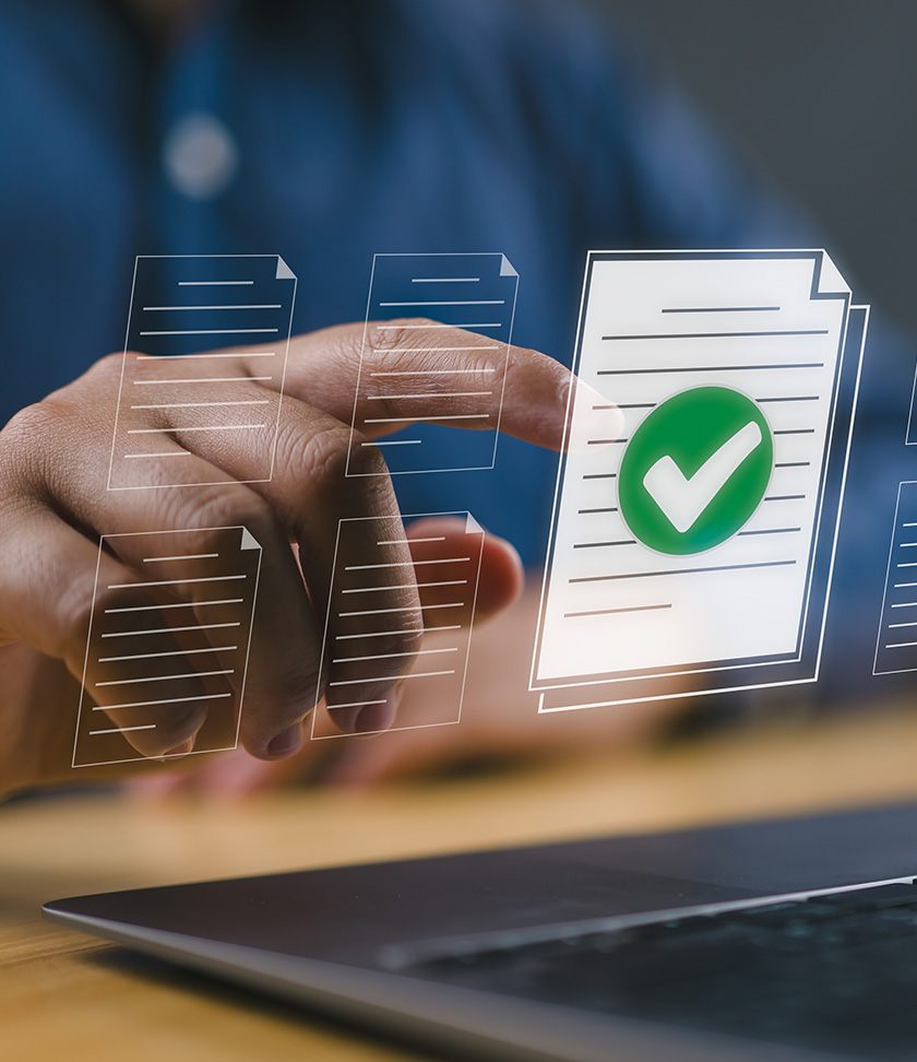 Digital approval image