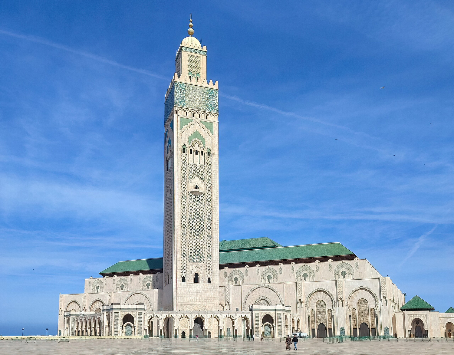 قبة مسجد الحسن الثاني – الدار البيضاء، المغرب