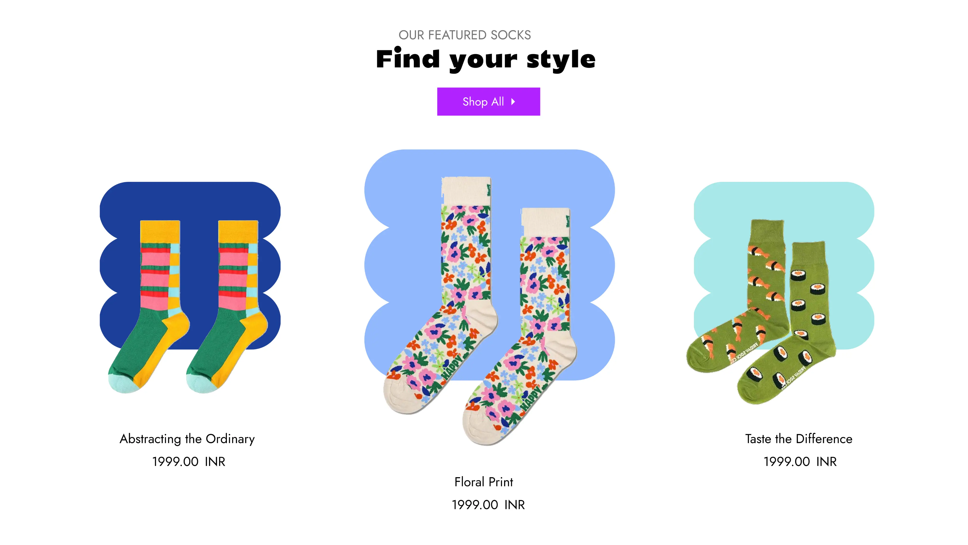 Happyfeet website screenshot