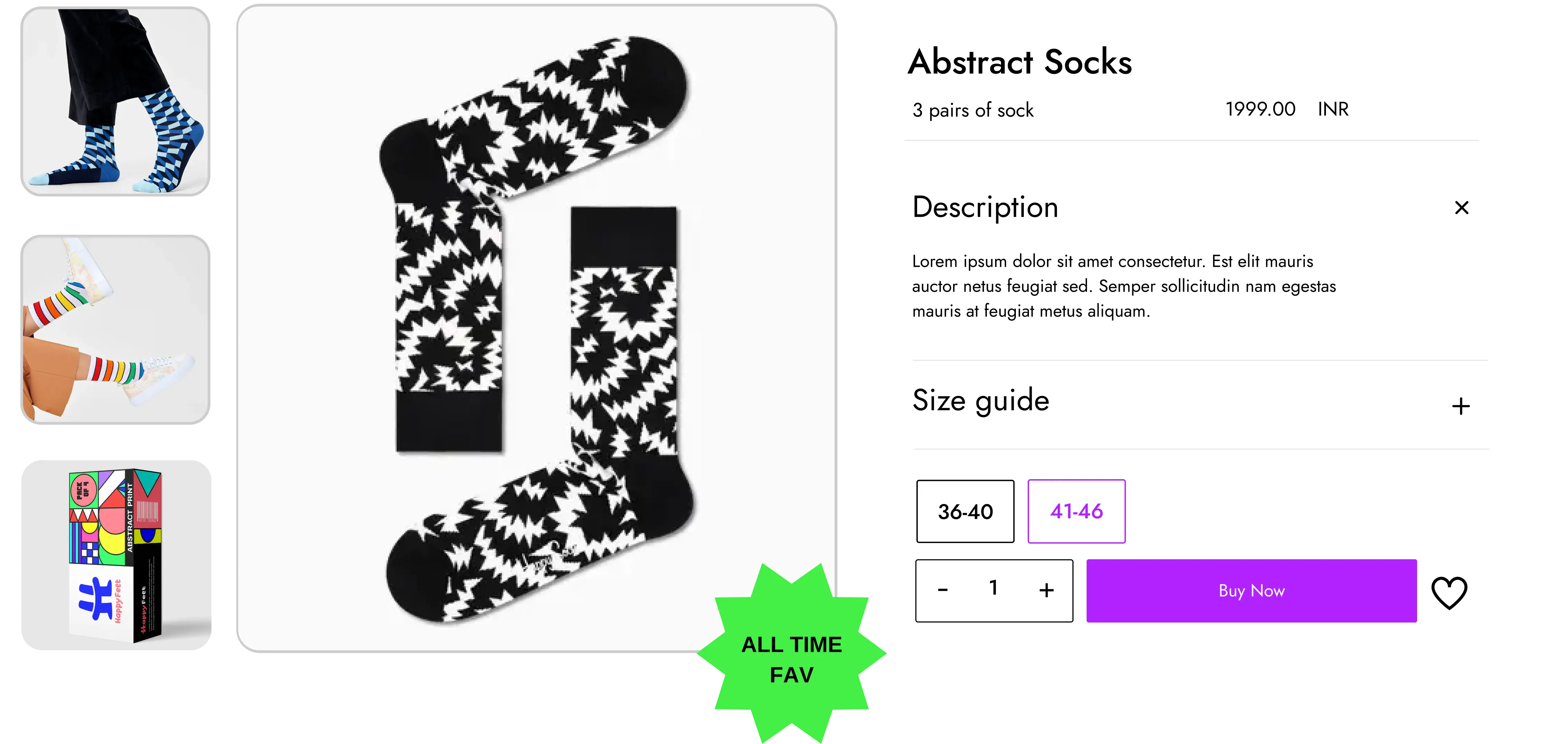 Happyfeet website screenshot