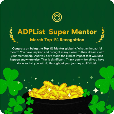 ADPList Super Mentor