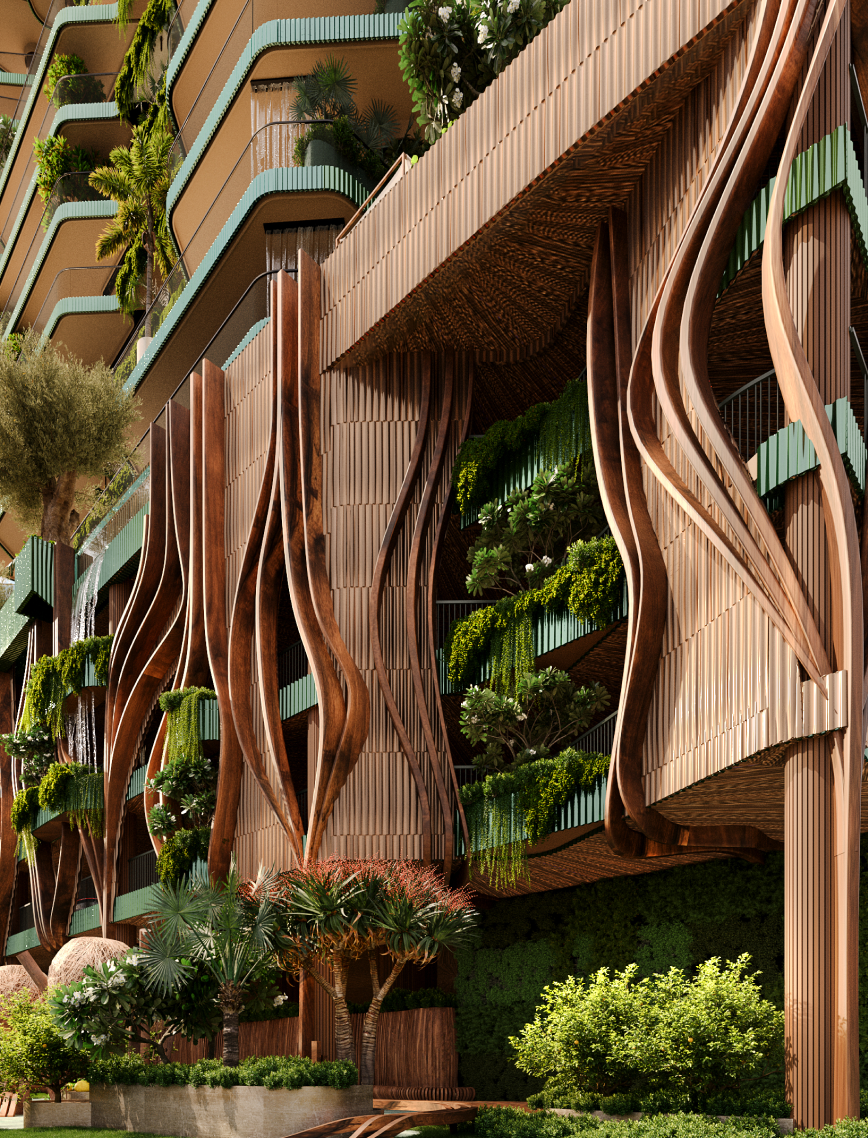 EYWA TREE OF LIFE — apartment building in Dubai, UAE, view 4