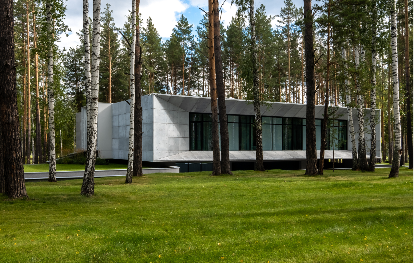 BW — private residence in Ural Region, view 7