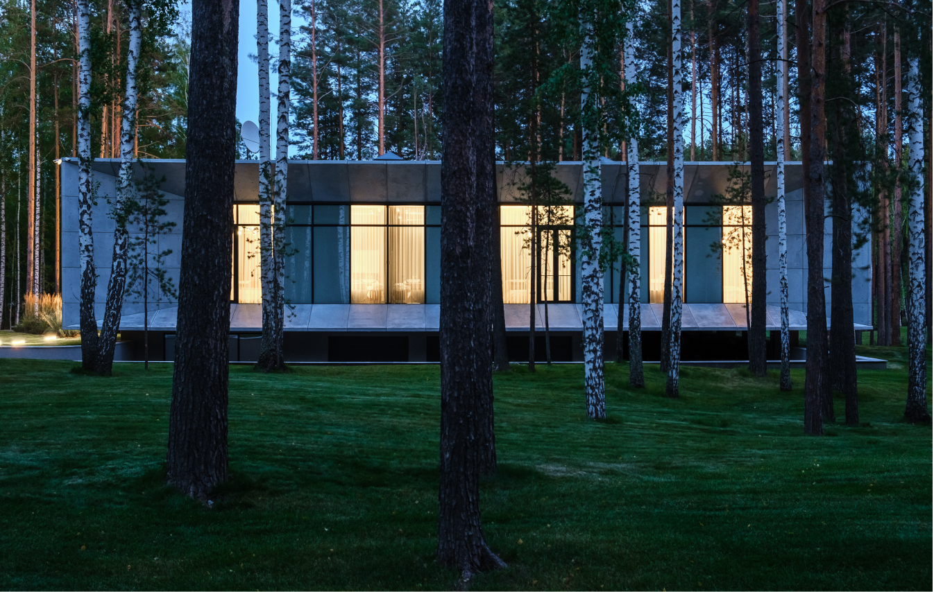 BW — private residence in Ural Region, view 12