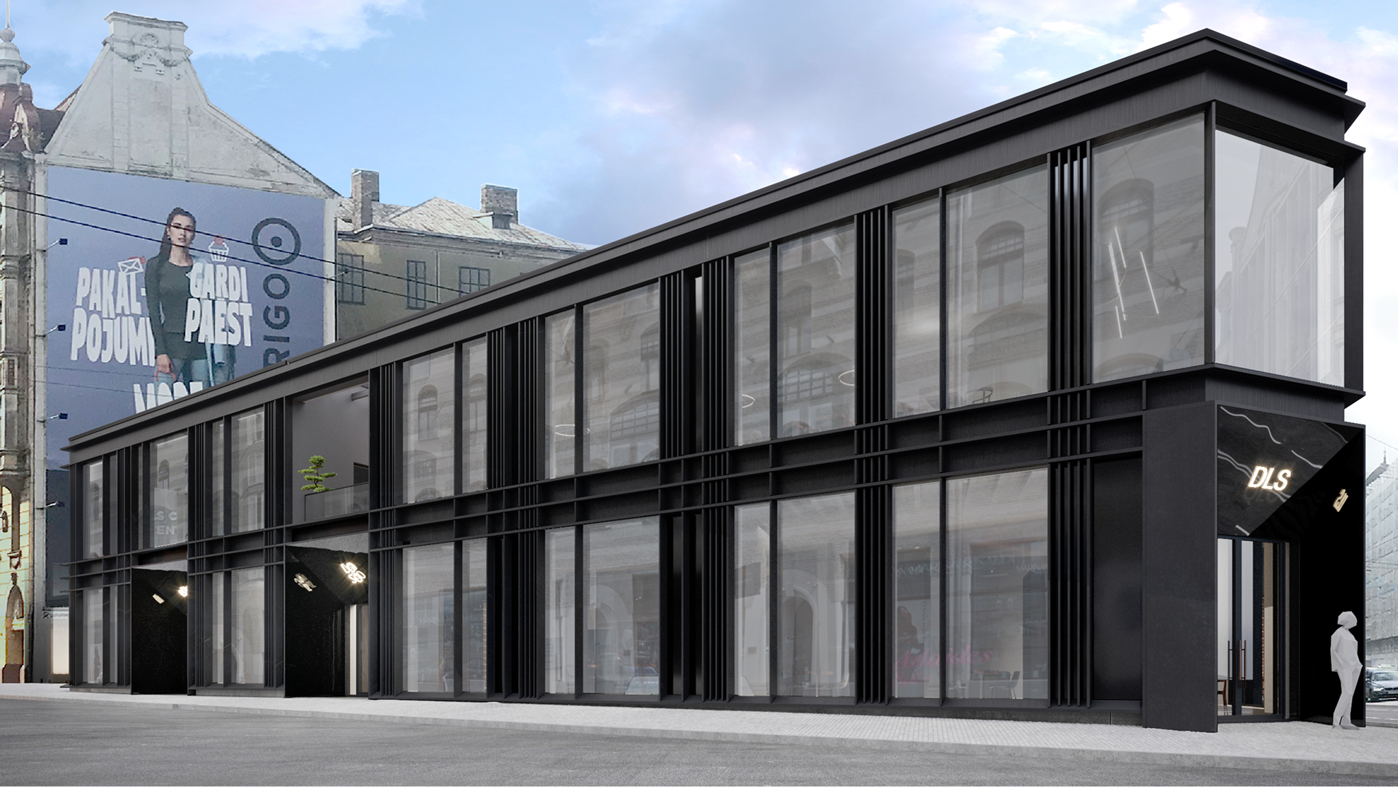 BR44 — mixed-use building in Riga, Latvia, view 6