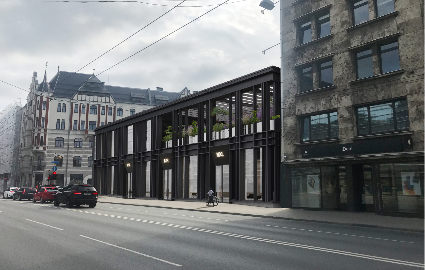BR44 — mixed-use building in Riga, Latvia, view 2