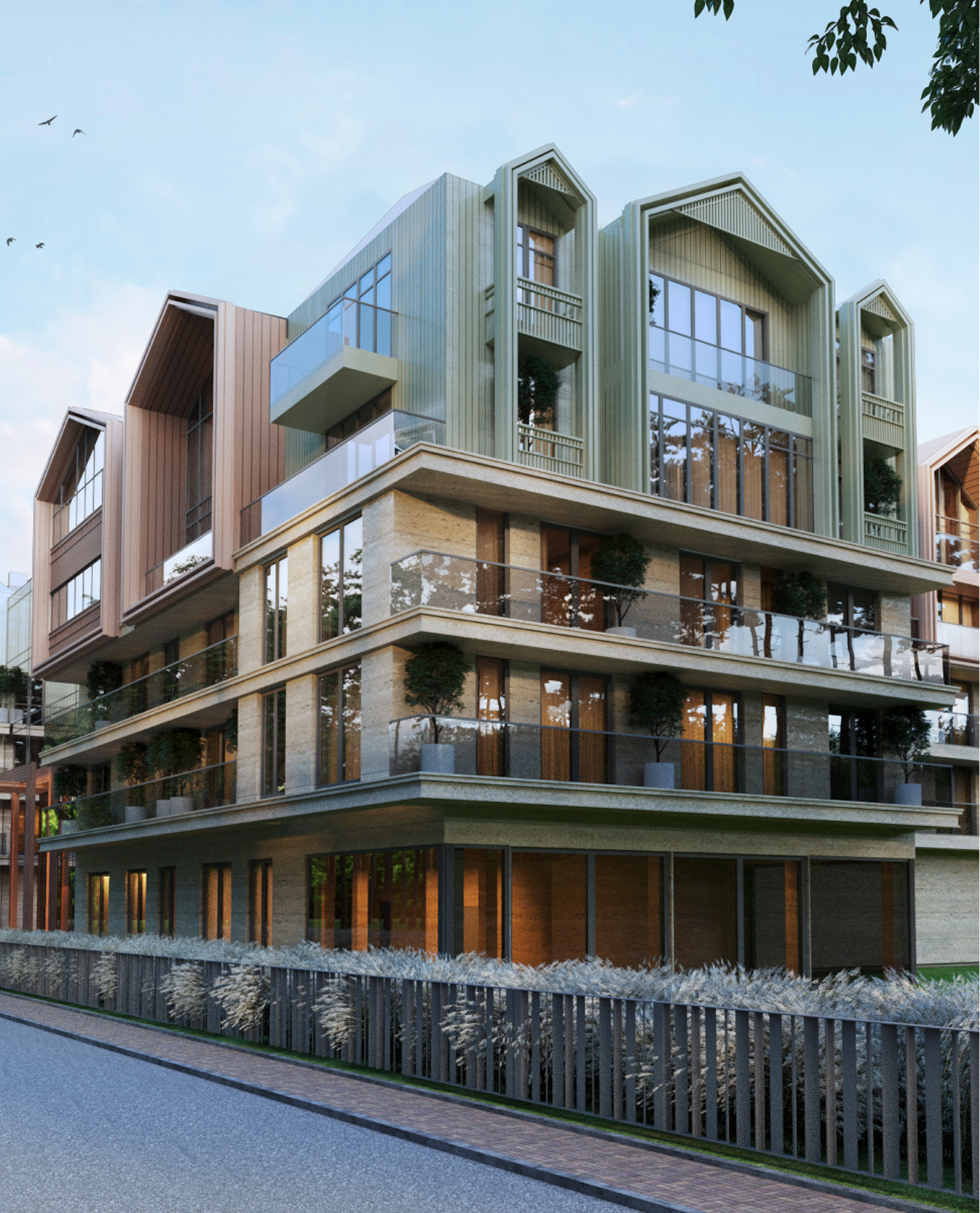 JUR53 — apartment building in Jurmala, Latvija, view 1
