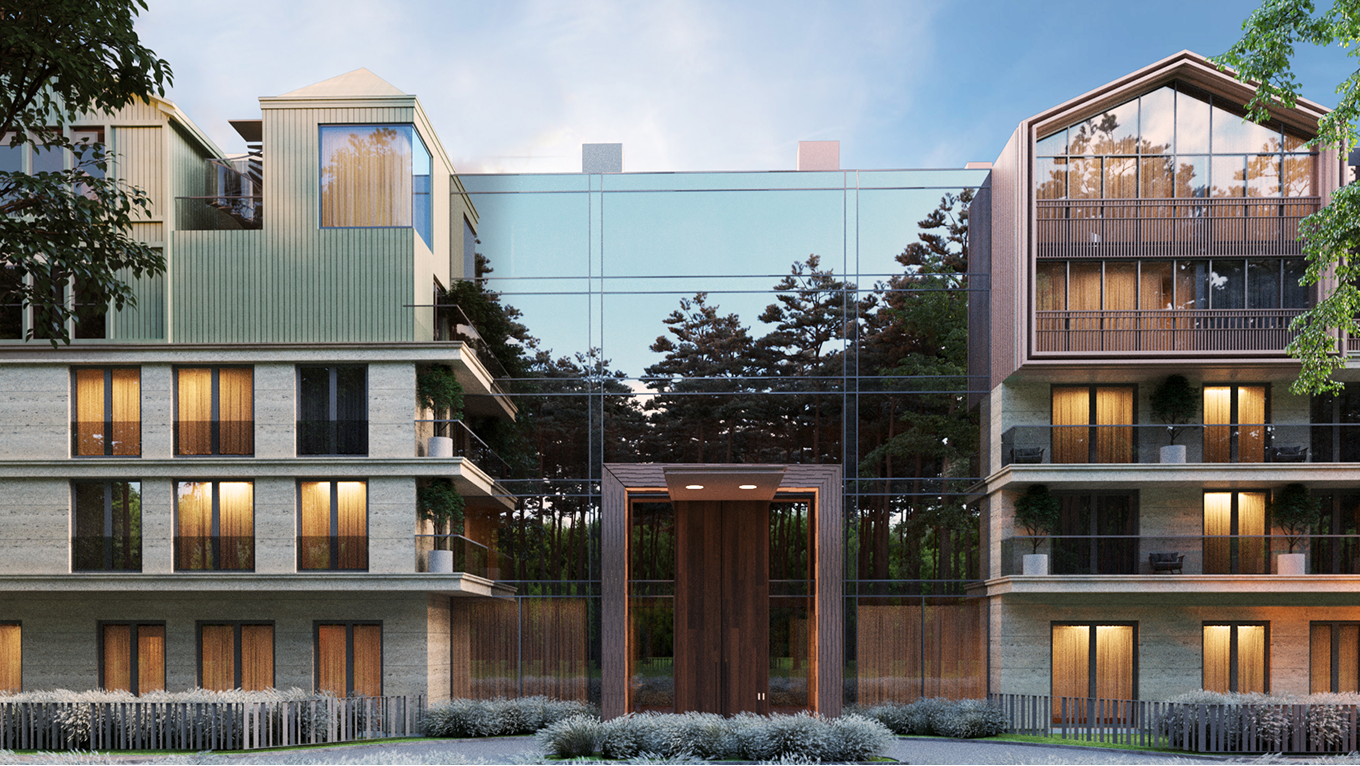JUR53 — apartment building in Jurmala, Latvija, view 4