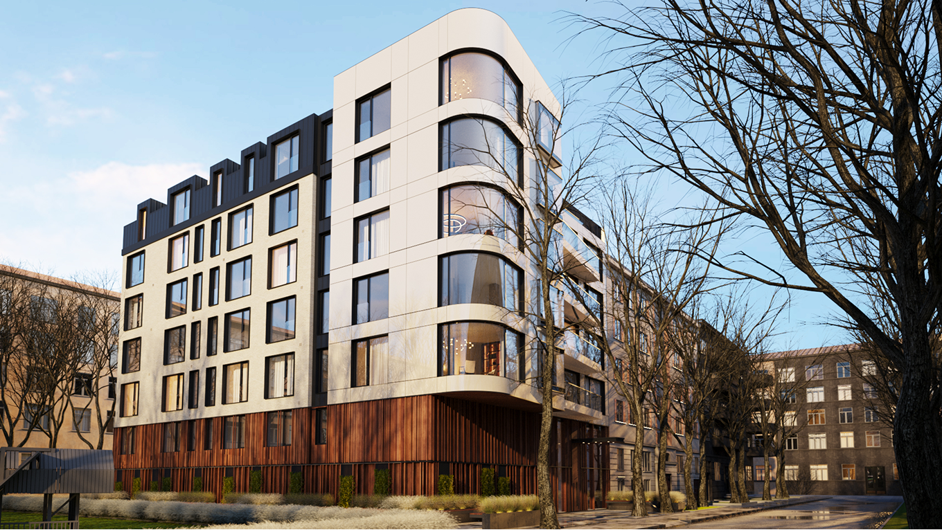 TOMSONA 6 — apartment building in Riga, Latvia, view 3