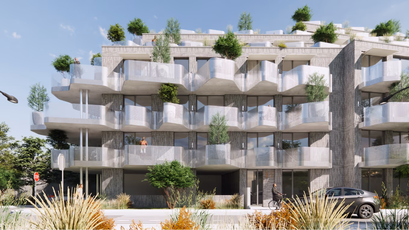 KTR14 — apartment building in Riga, Latvia, designed by OAD