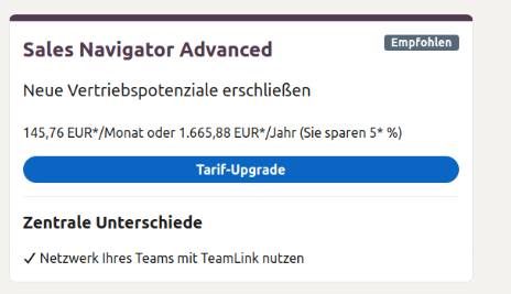 LinkedIn Sales Navigator Advanced