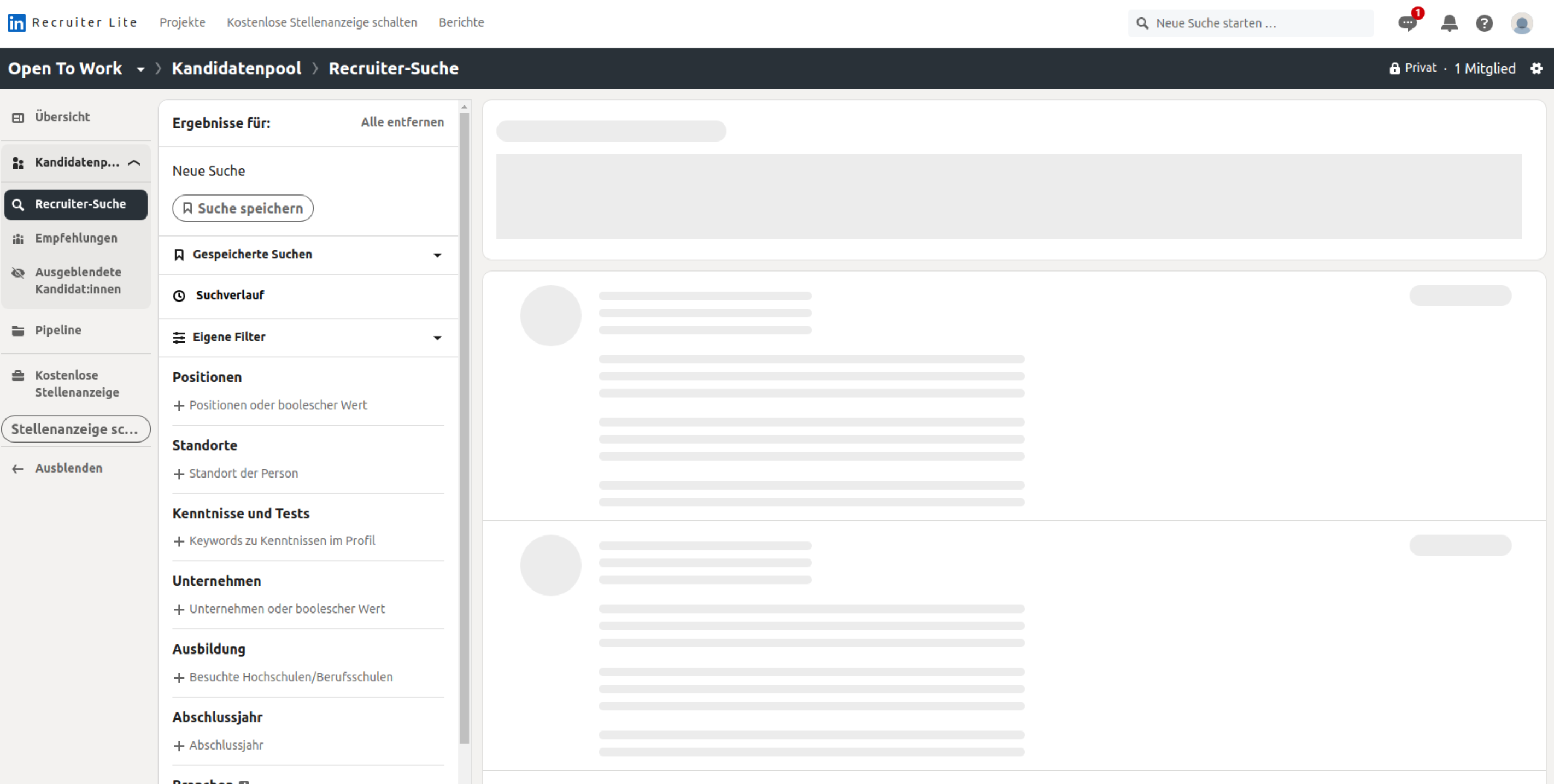 LinkedIn Recruiter Lite