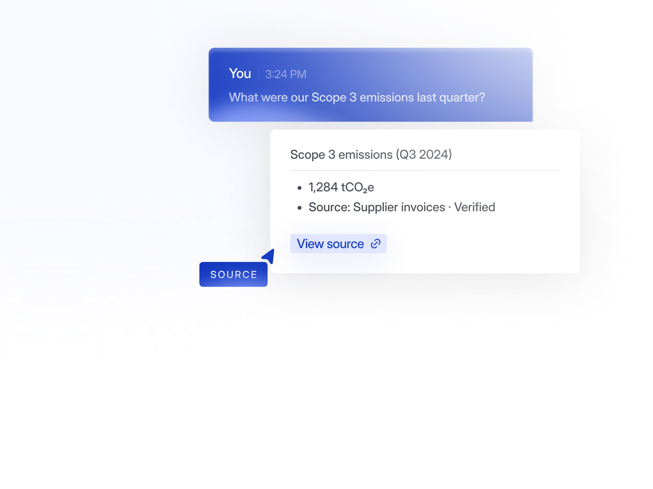 Searchable ESG assistant