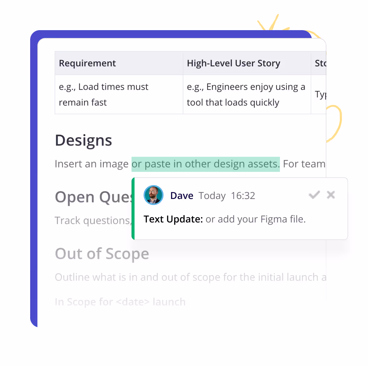 Docs Suggestion Mode in Shortcut