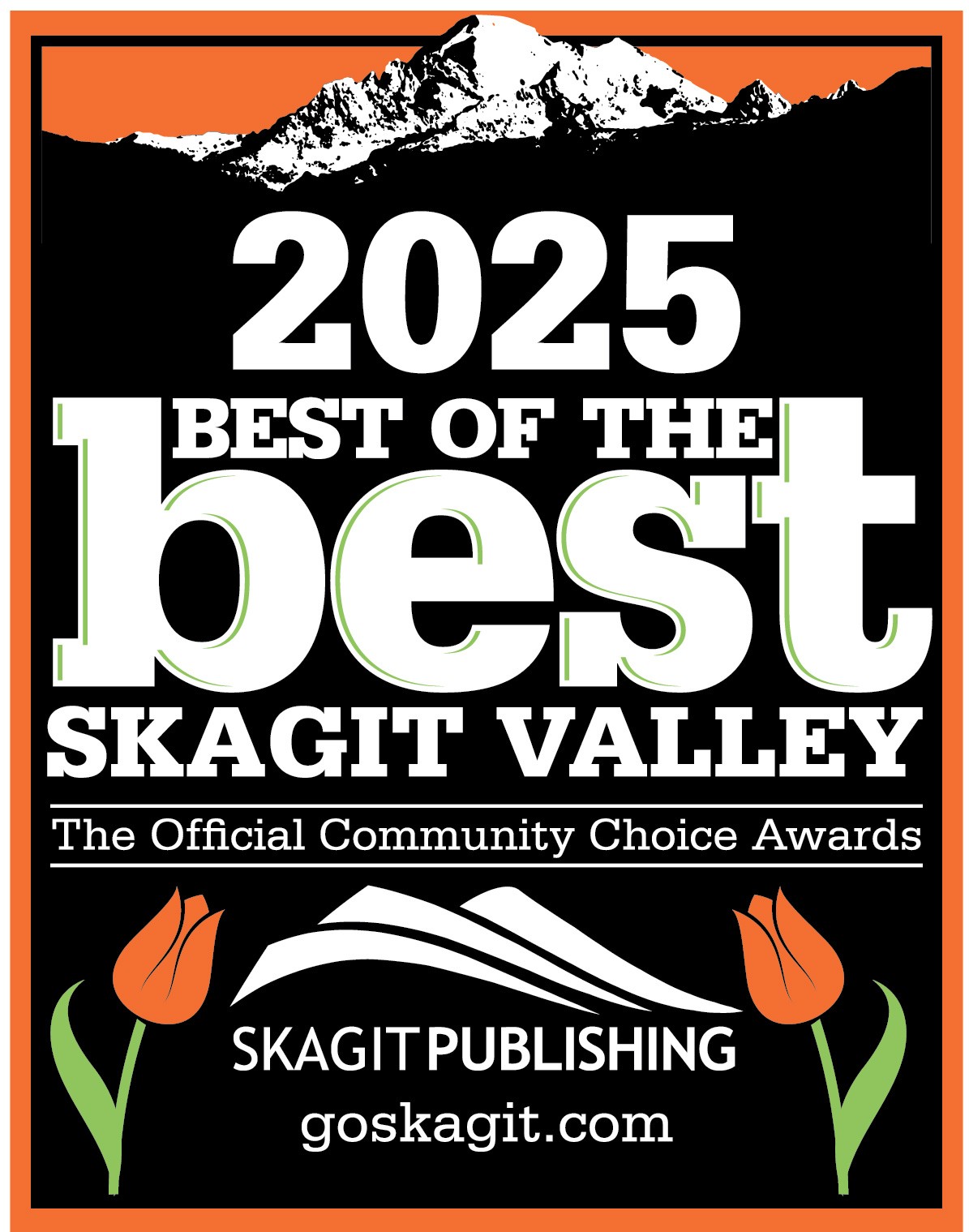 2025 Best of the Best Skagit Valley Winner badge from Skagit Publishing