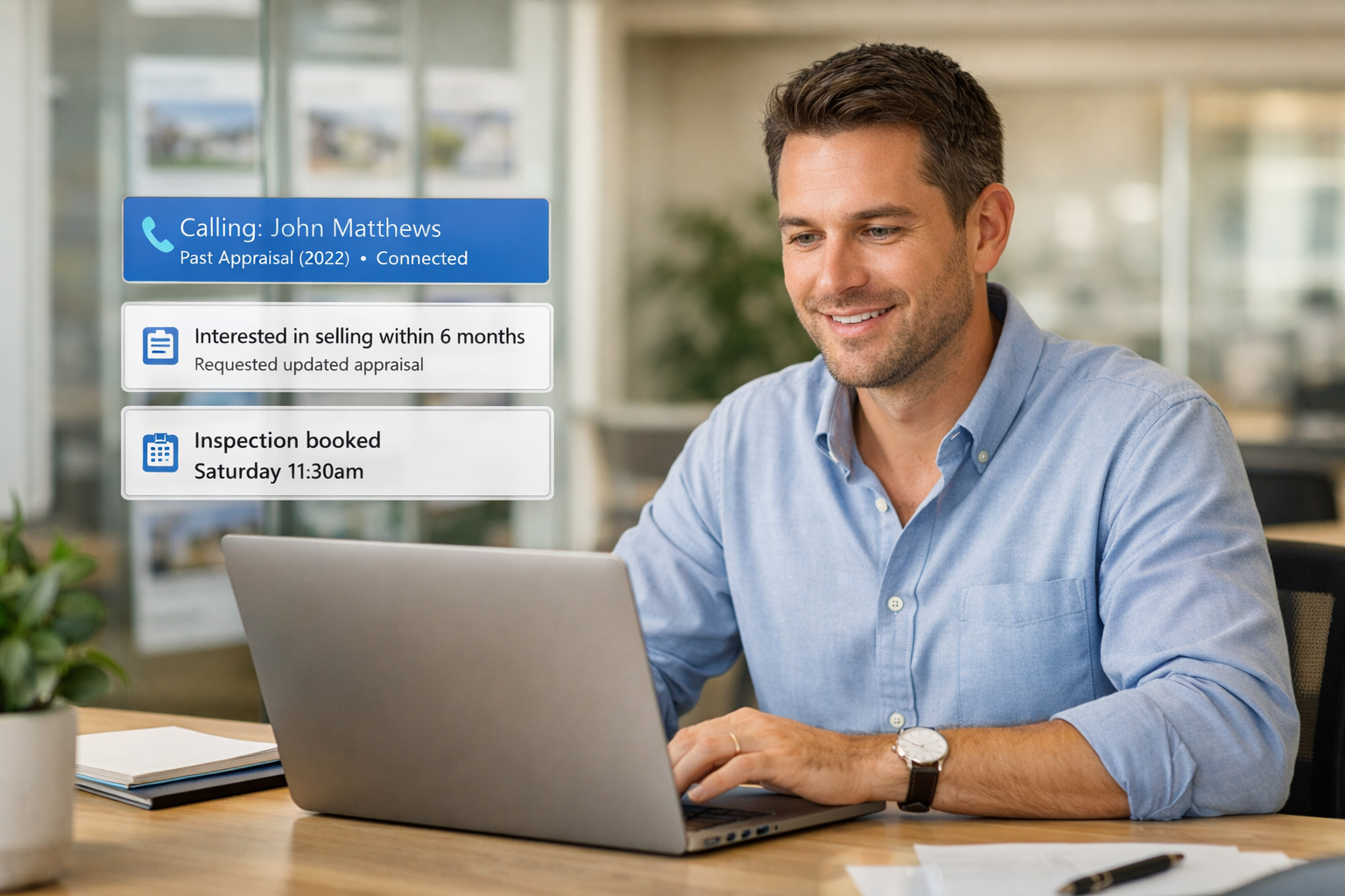 Receptionist assisting a customer, showcasing how AI transforms customer experience, AI phone agents, and customer interactions for consistent results.