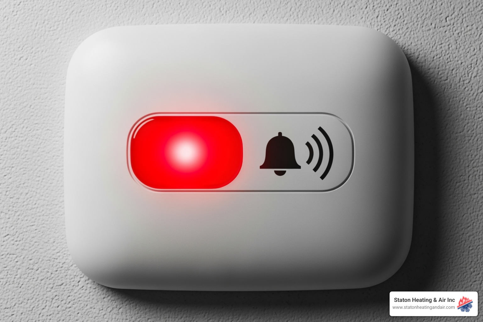 carbon monoxide detector alarming - heating not working atlanta