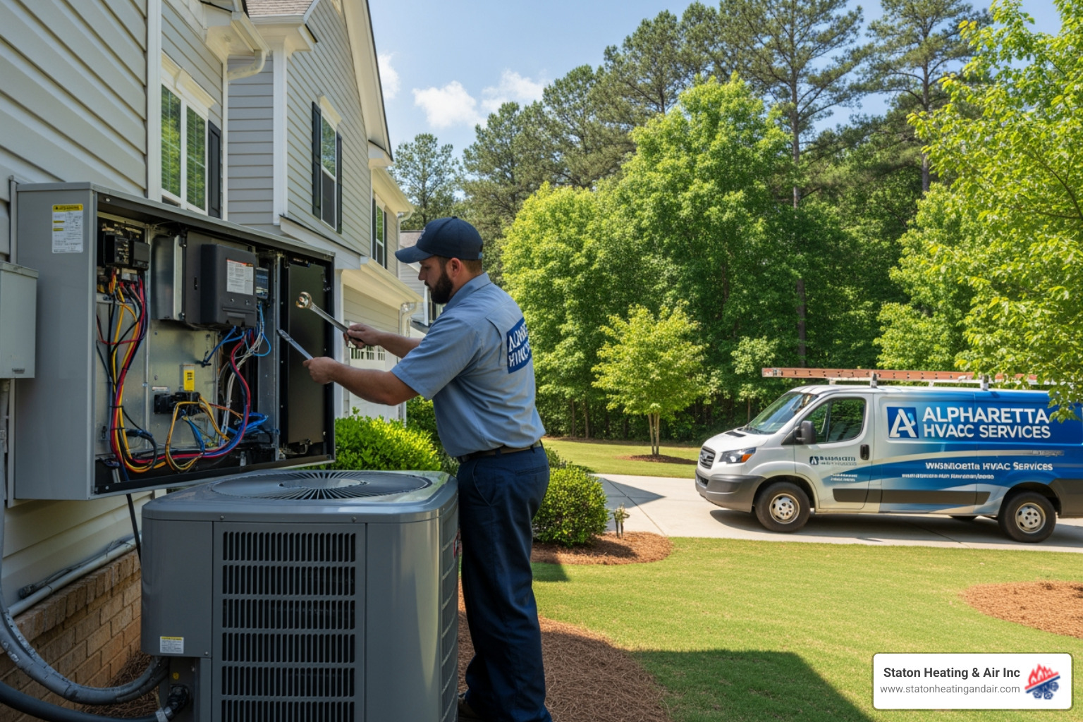 infographic showing how a heat pump transfers heat between indoor and outdoor units for both heating and cooling seasons, with arrows indicating heat movement direction and labels for key components like the compressor, reversing valve, and refrigerant cycle - heat pump repair in alpharetta, ga infographic showing how a heat pump transfers heat between indoor and outdoor units for both heating and cooling seasons, with arrows indicating heat movement direction and labels for key components like the compressor, reversing valve, and refrigerant cycle - heat pump repair in alpharetta, ga