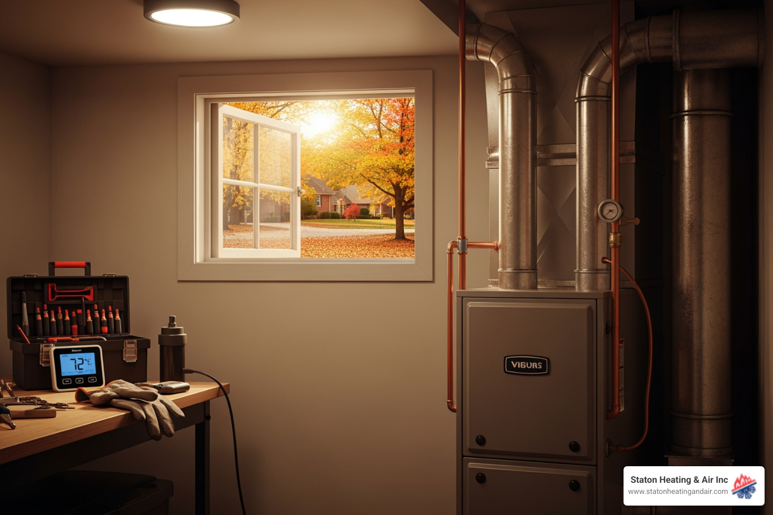 infographic showing warning signs your heating system needs attention including strange noises unusual smells weak airflow uneven heating high energy bills frequent cycling and system age over 10 years - local heating in lilburn, ga