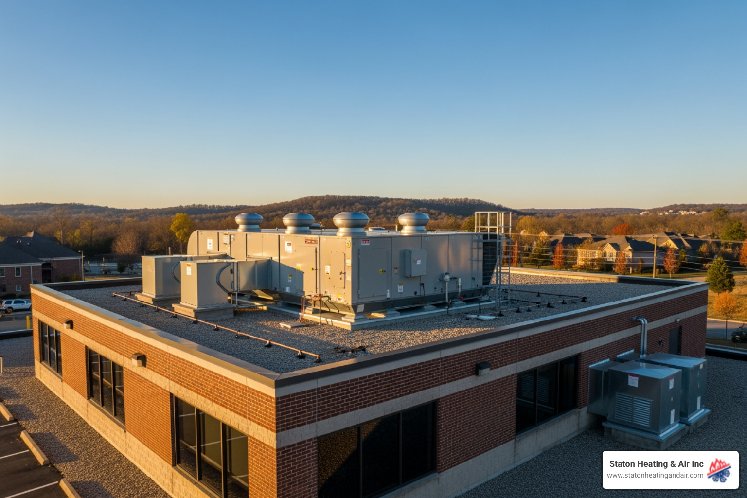 modern comfortable Bishop GA retail space in winter - commercial heating in bishop, ga