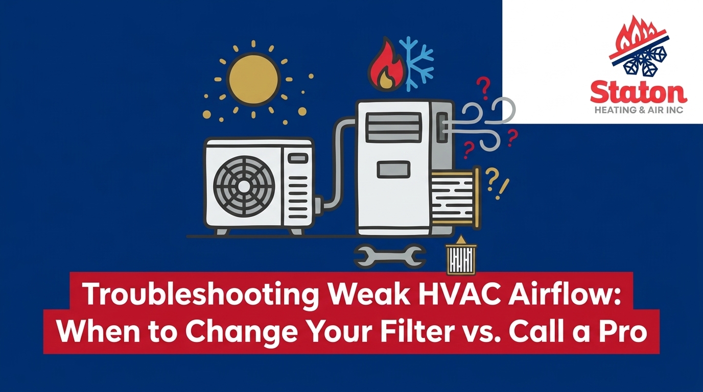 Troubleshooting Weak HVAC Airflow: When to Change Your Filter vs. Call a Pro