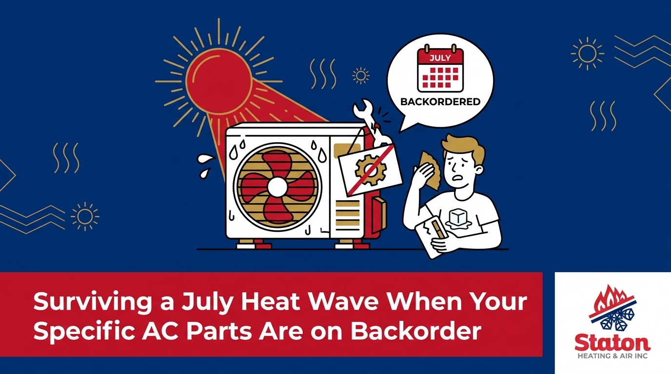 Surviving a July Heat Wave When Your Specific AC Parts Are on Backorder