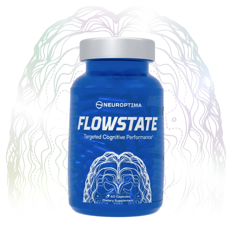 Flowstate nootropic complex powder to stimulate mental performance, focus, and clarity.
