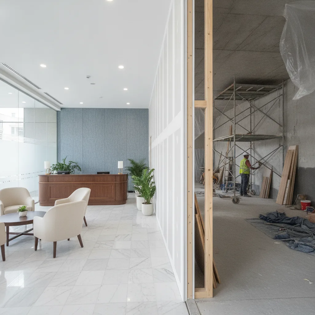 continuité activité travaux cabinet médical