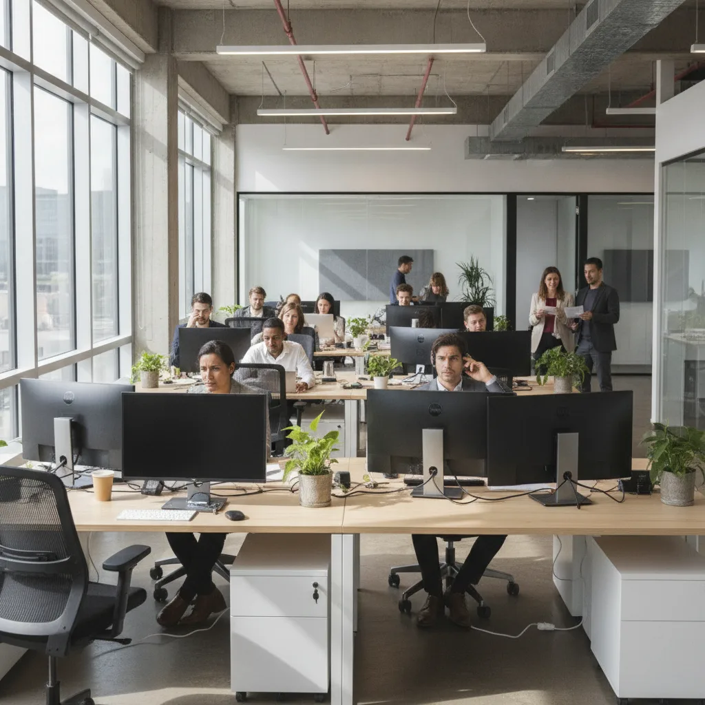 Acoustique open space bureau | normes et solutions 2026 - acoustique open space bureau
