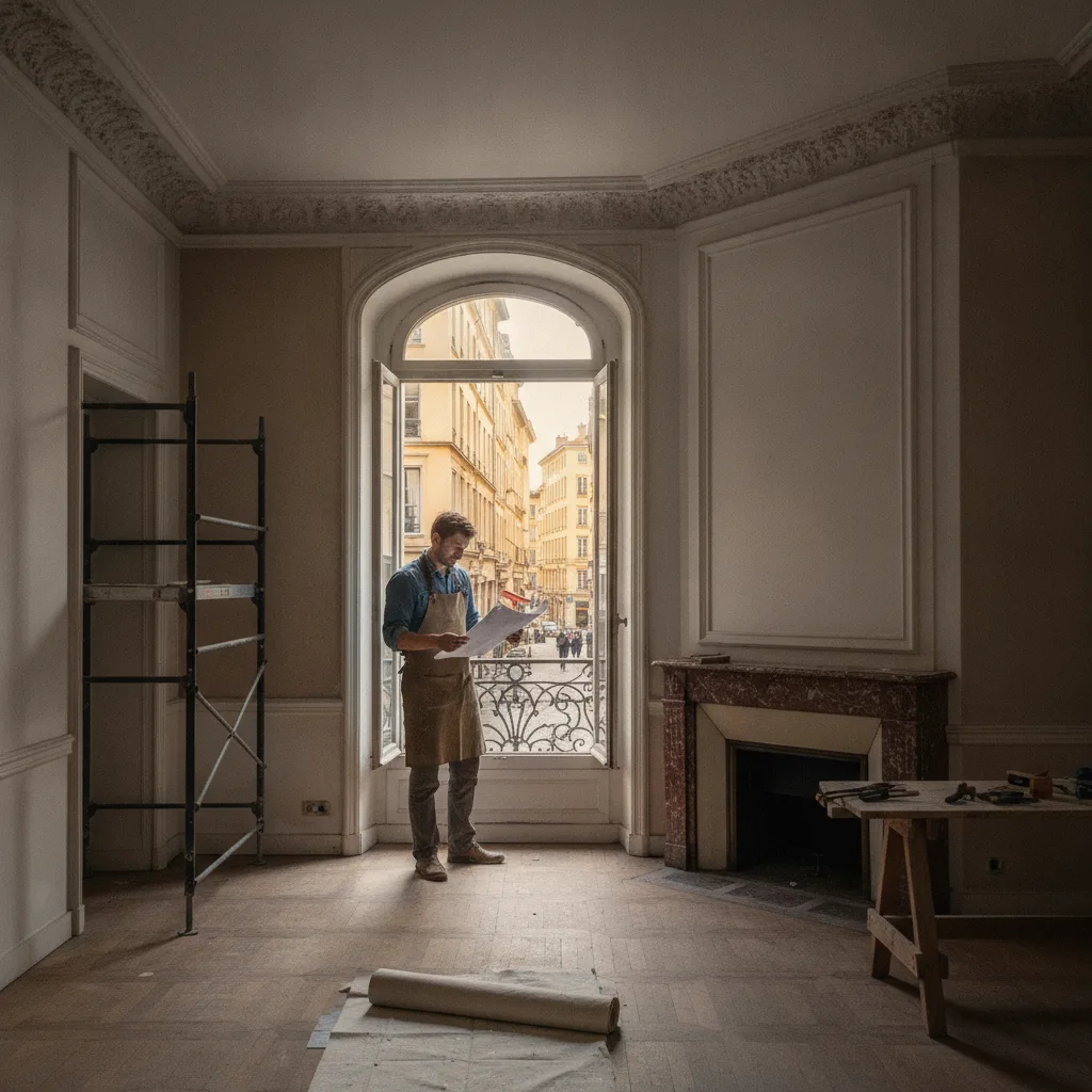 rénovation appartement presqu'île lyon