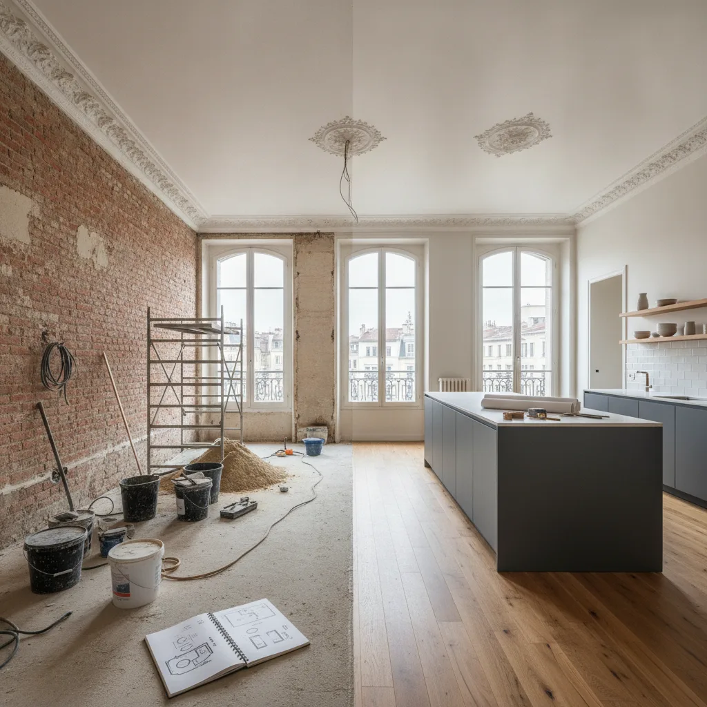 Prix rénovation au m² à Lyon en 2026, grille tarifaire - prix renovation m2 lyon 2026