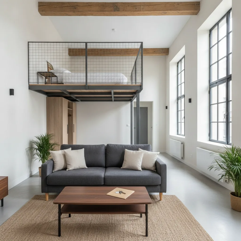 mezzanine appartement canut lyon
