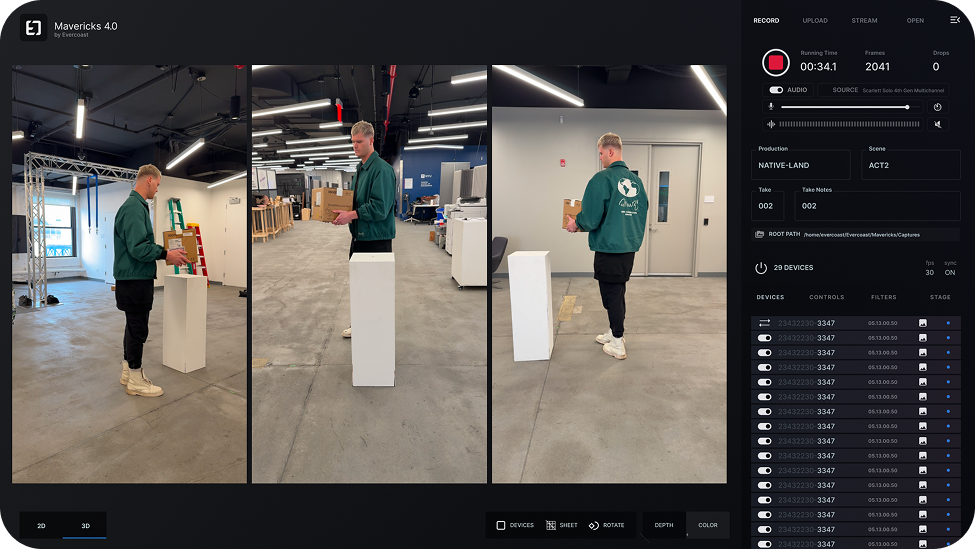 Multimodal capture software for physical activities in the wild.