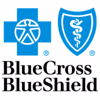 Blue Cross Blue Shield logo.