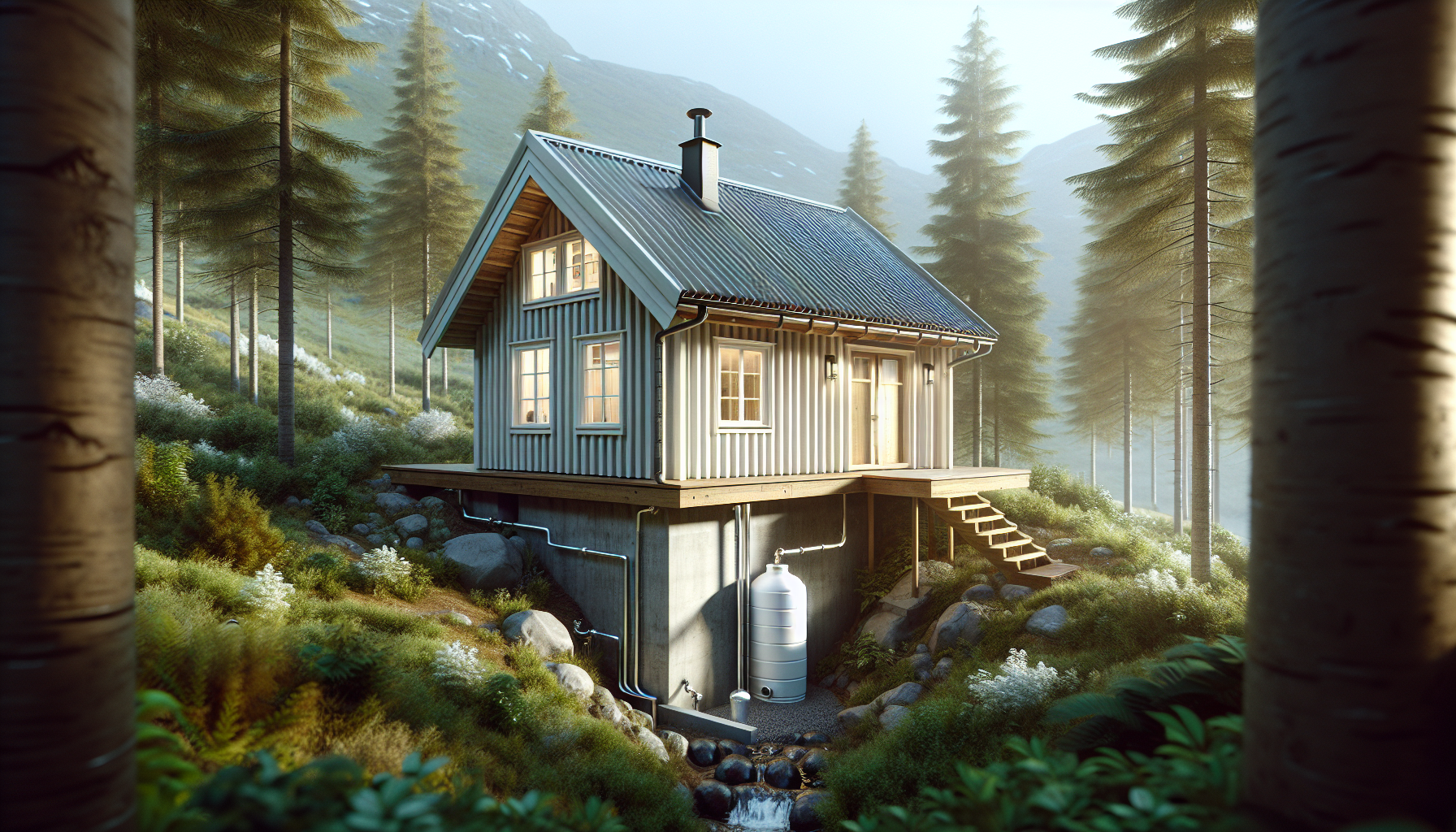 Minihus: Vann og kloakk - dette må du tenke på