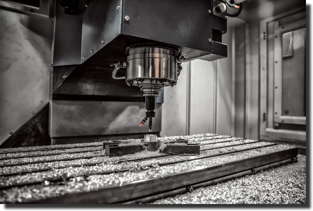 CNC machining carbon fiber parts, highlighting composite inspection techniques for trimmed edges and hole accuracy